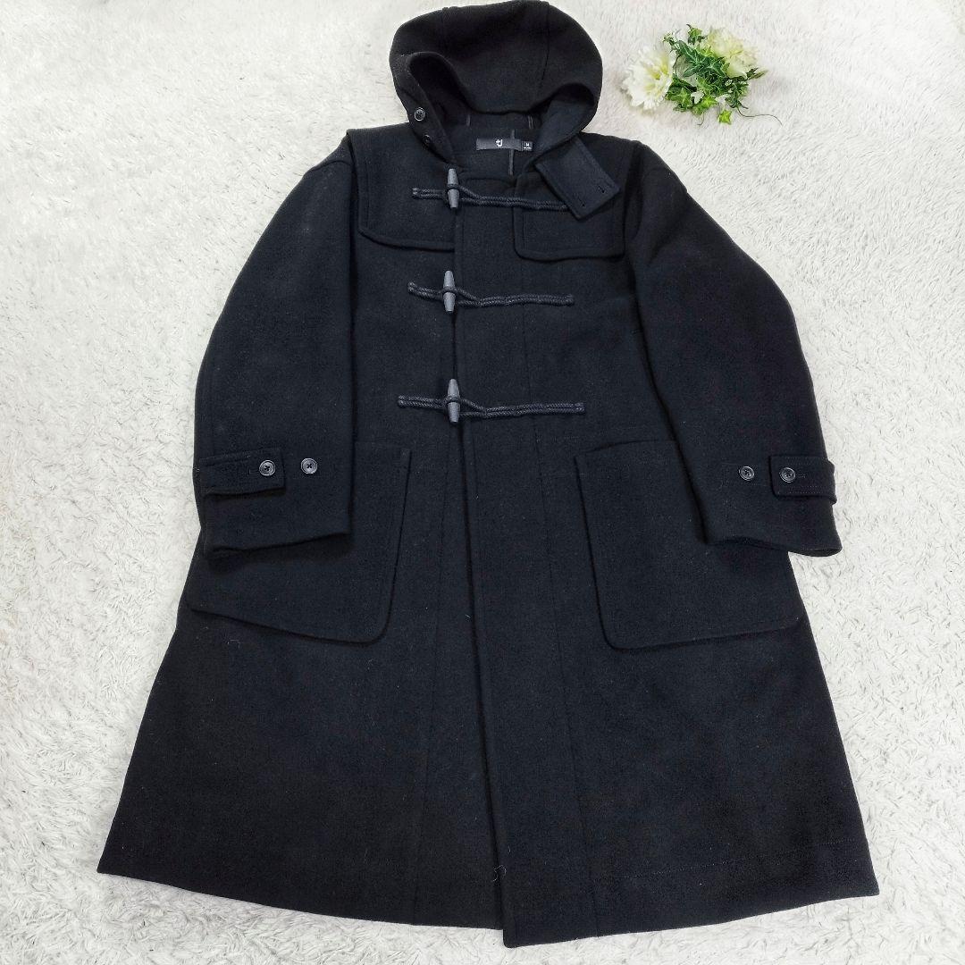 UNIQLO +J ウール オーバーサイズダッフルコート　M BLACK 黒