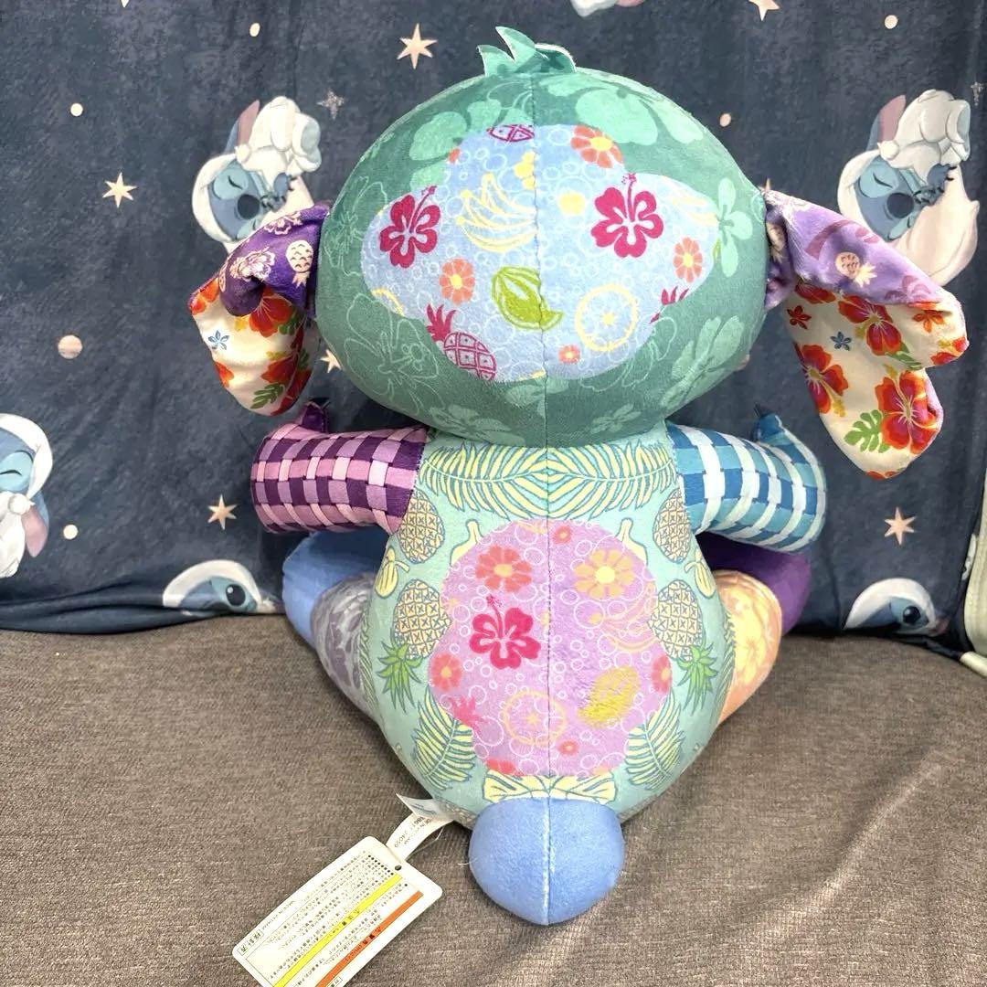 ディズニー　スティッチ　ぬいぐるみ　花柄　和風柄　ディズニーストア　スティッチ ディズニー スティッチ ぬいぐるみ 花柄 和風柄 ディズニー