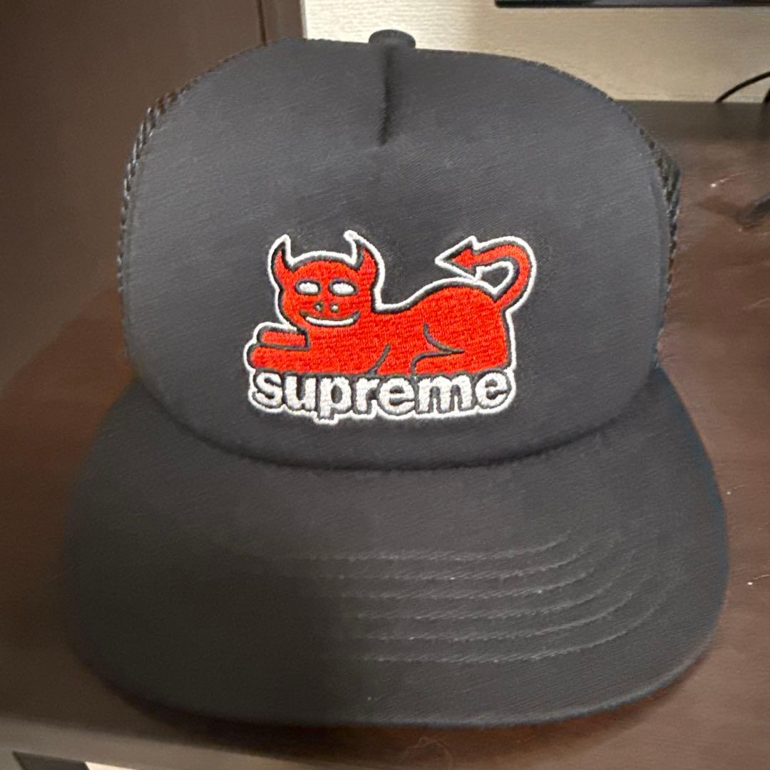 supreme toy machine mesh BLACK 5-PANEL