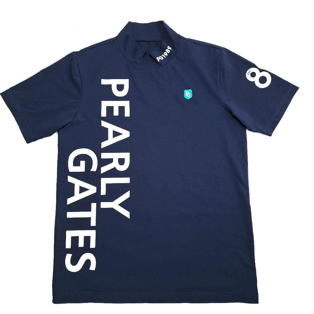 PEARLY GATES パーリーゲイツ モックネック 半袖Tシャツ