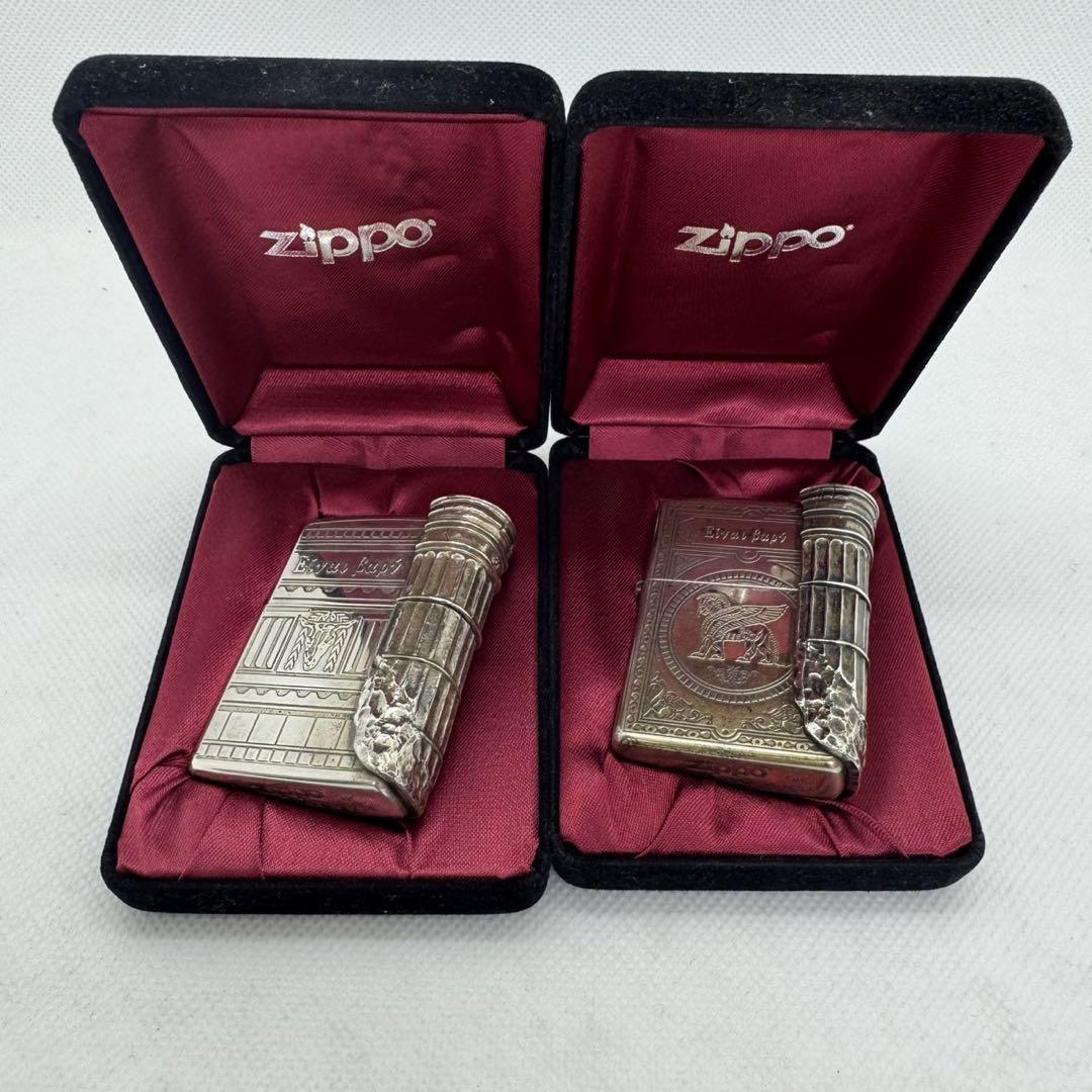 Zippo 本型ライター 2点セット