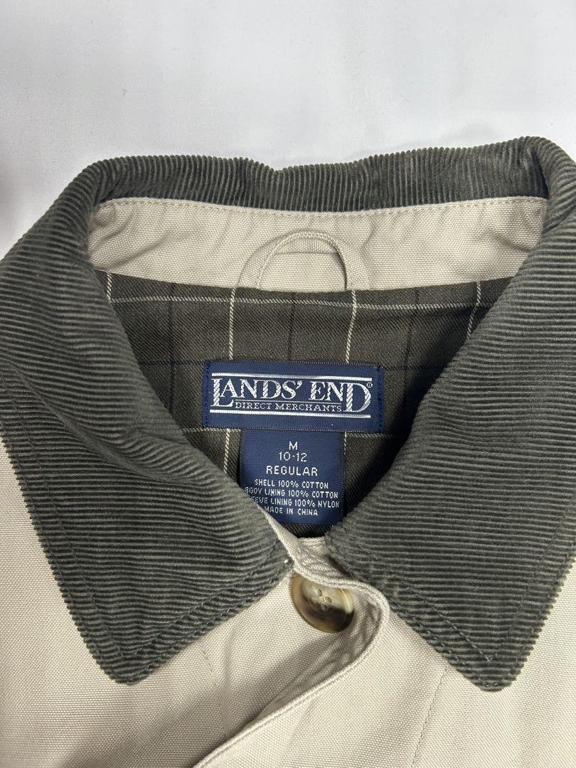Lands´ End ベージュカバーオール M