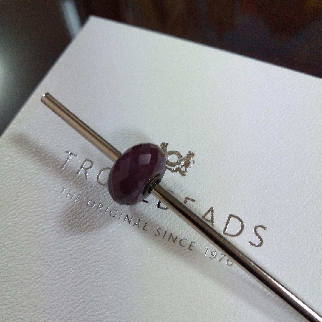 トロールビーズ trollbeads「ルビー（シルバー）」