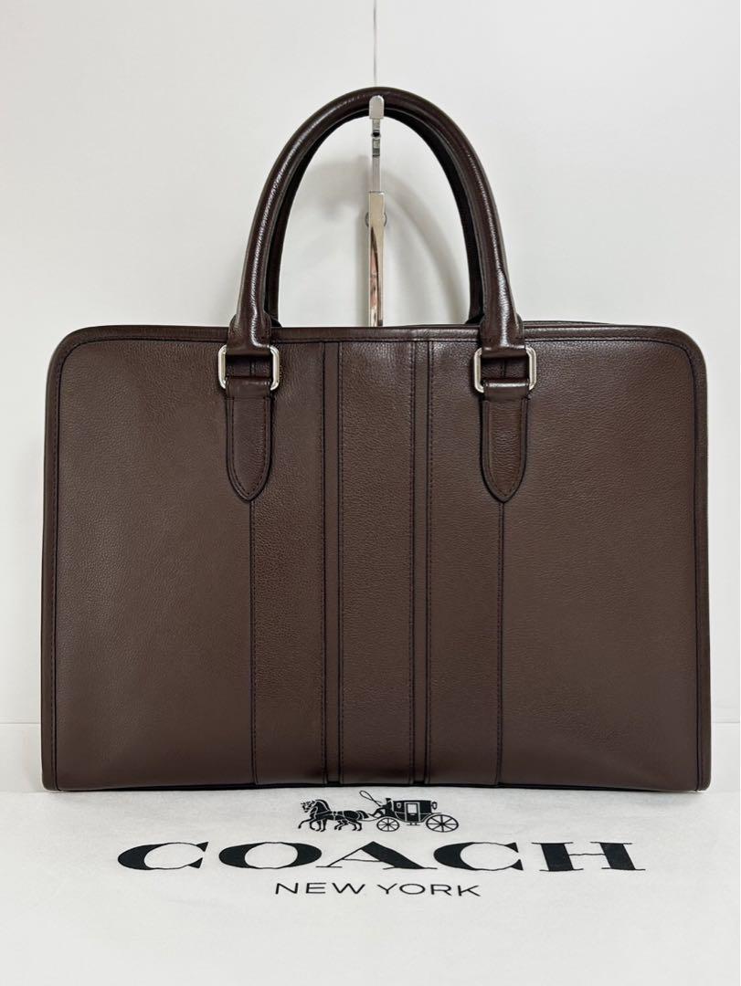 ✅【良品】定価9.6万　コーチ メンテ済み　COACH ビジネス　バッグ　本革