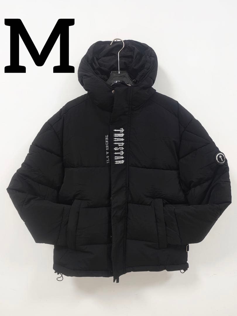 未使用TRAPSTAR ダウンジャケット Mサイズメンズ ブラック