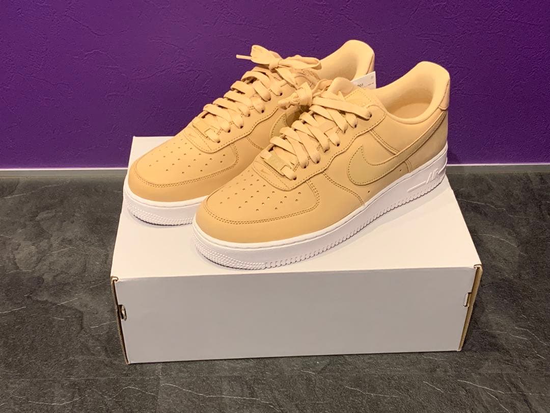 NIKE ナイキ エアフォース1 プレミアム 28cm ベージュ バケッタタン