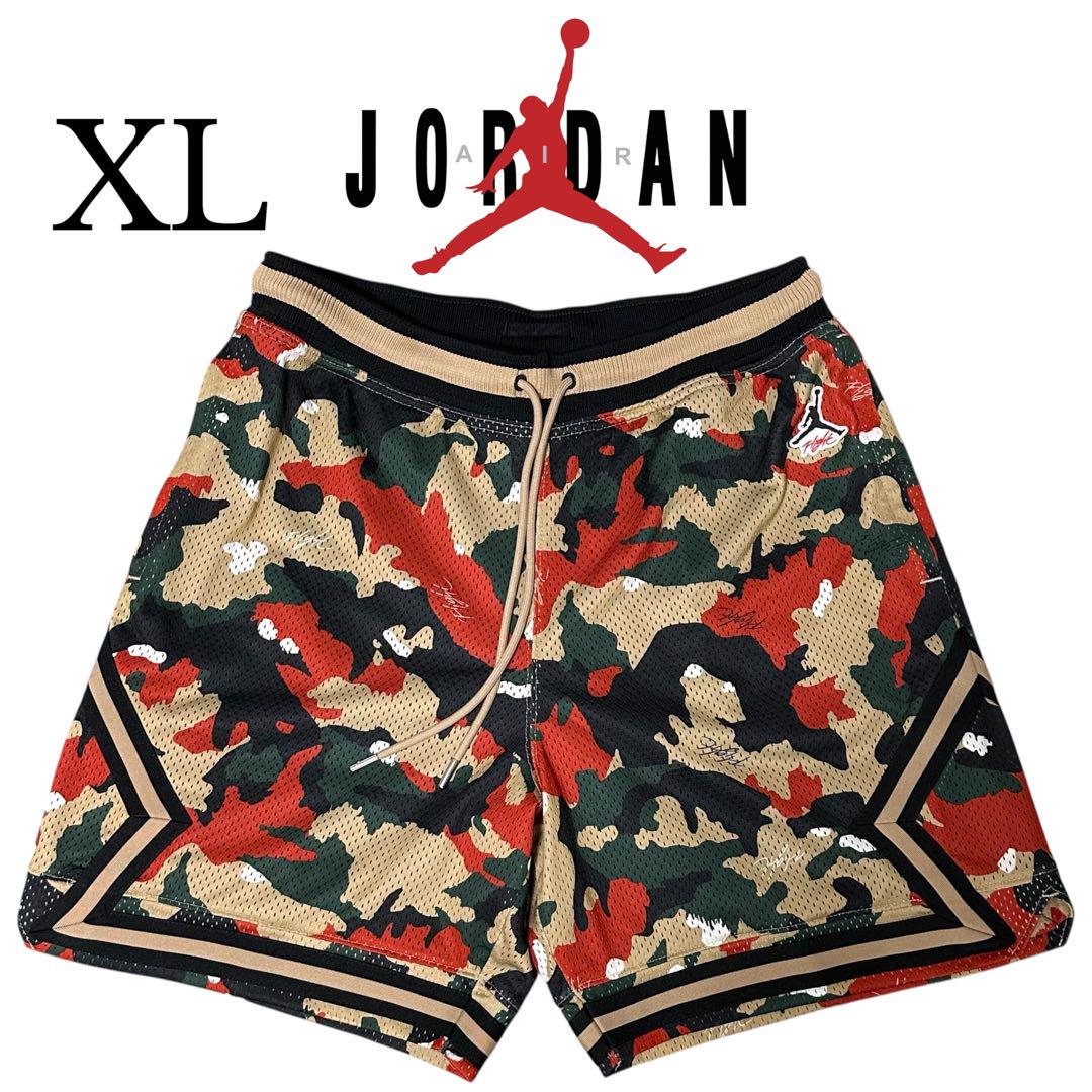 美中古 JORDAN ジョーダン カモ 迷彩 ダイヤモンド ショーツ XL