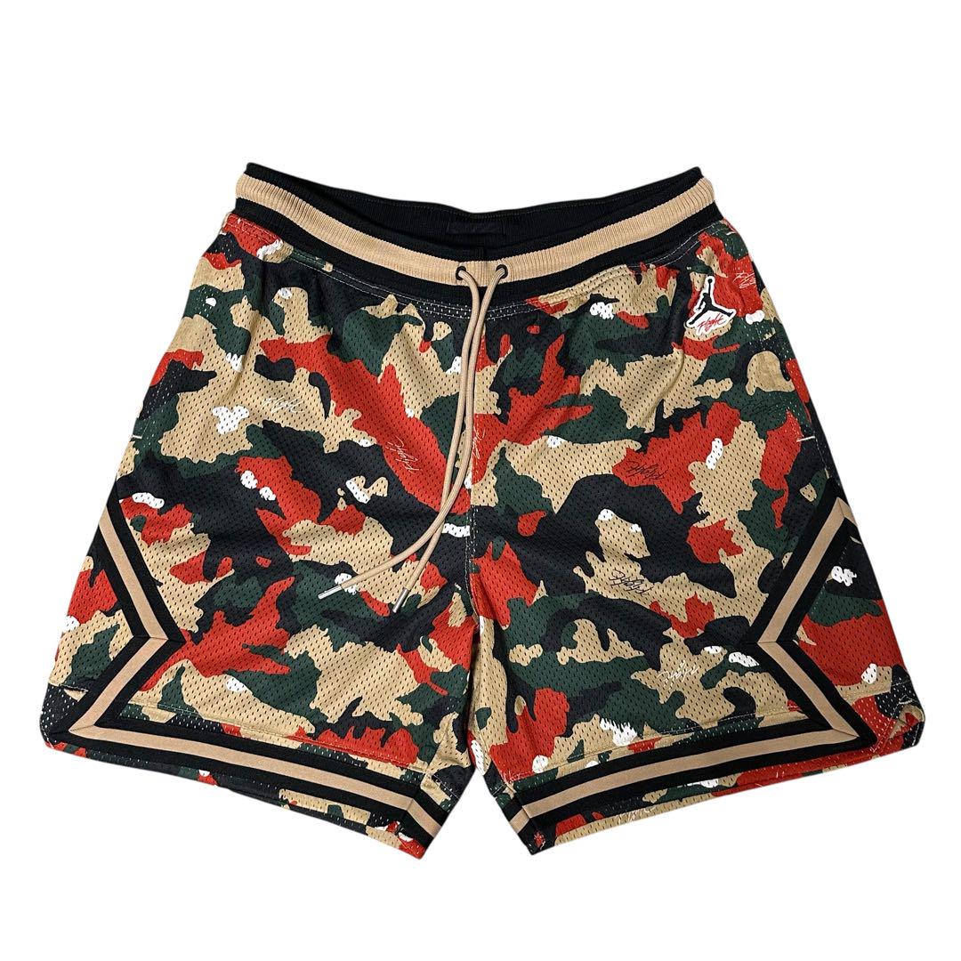 美中古 JORDAN ジョーダン カモ 迷彩 ダイヤモンド ショーツ XL