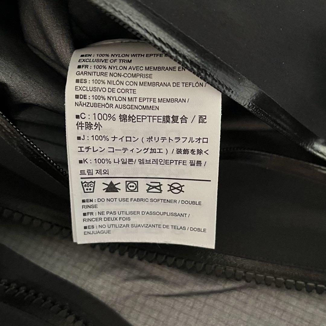 【美品】ARC'TERYX アークテリクス ベータ ジャケット ブラック　s