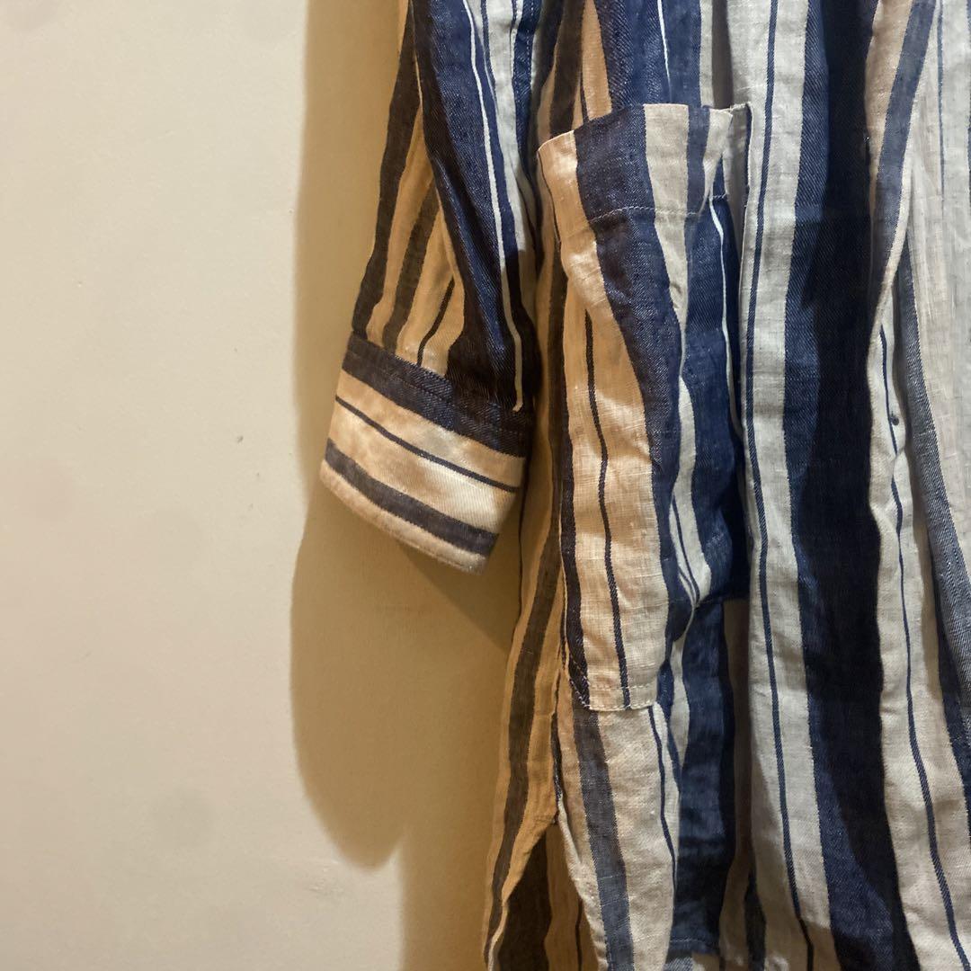 cabourn ストライプ柄シャツ