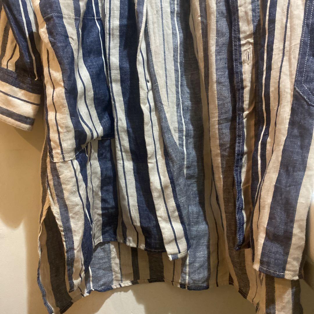 cabourn ストライプ柄シャツ