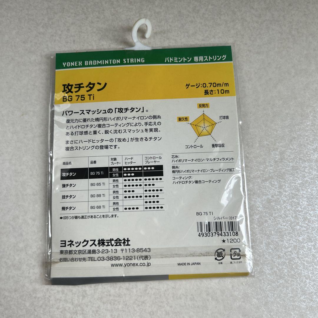 未使用✨ GOSEN バドミントンラケット NBZ2002BK ケース ガット付