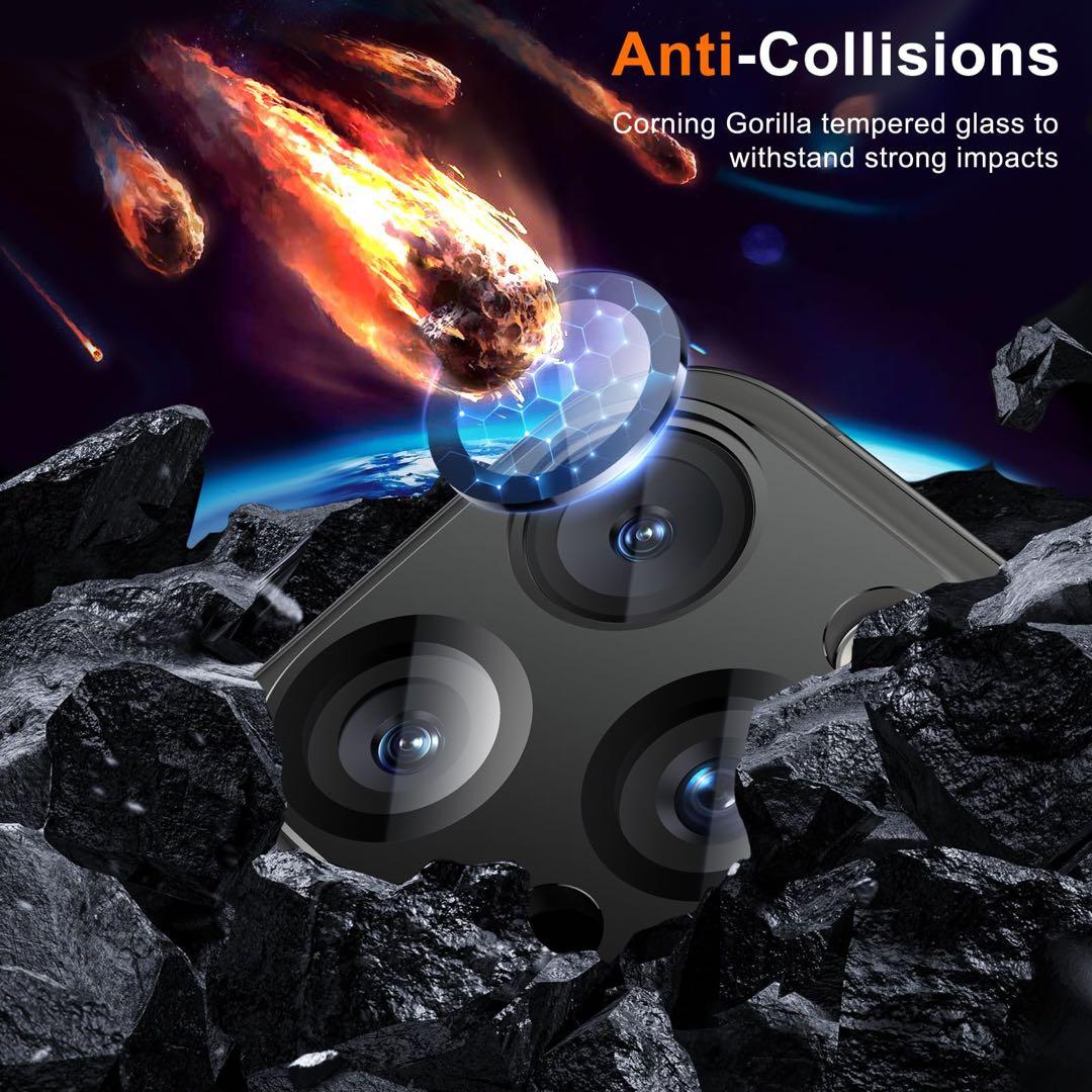 iPhone 15 Pro Max / 15 Pro カメラフィルム 黒