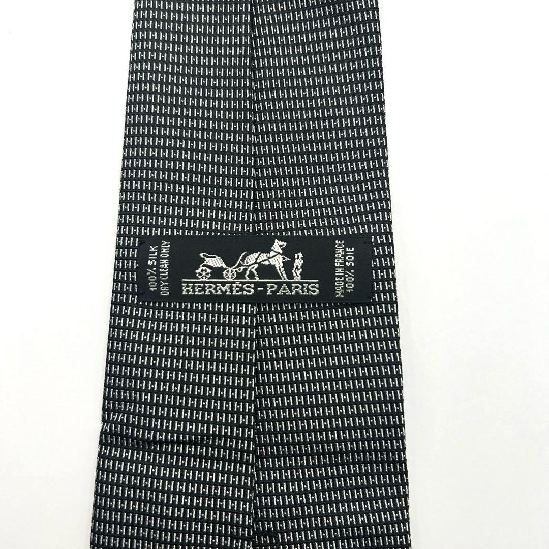 【極美品】HERMES エルメス ブラック 白 ファソネ H柄H織 総柄