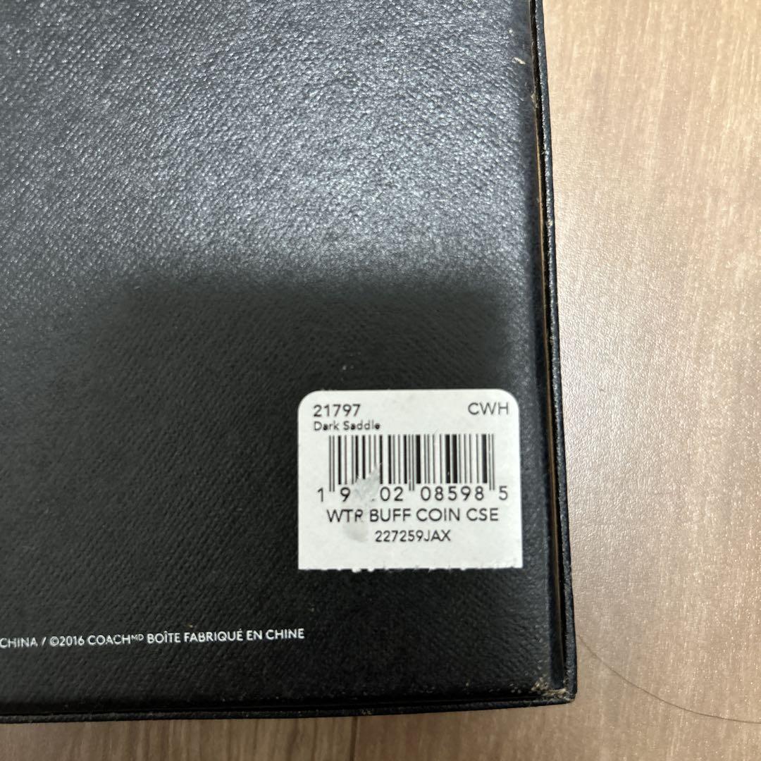 【新品・未使用】COACH ブラウン コインケース