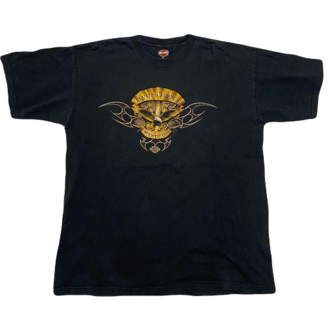 Harley-Davidson Tシャツ 鷹 XL