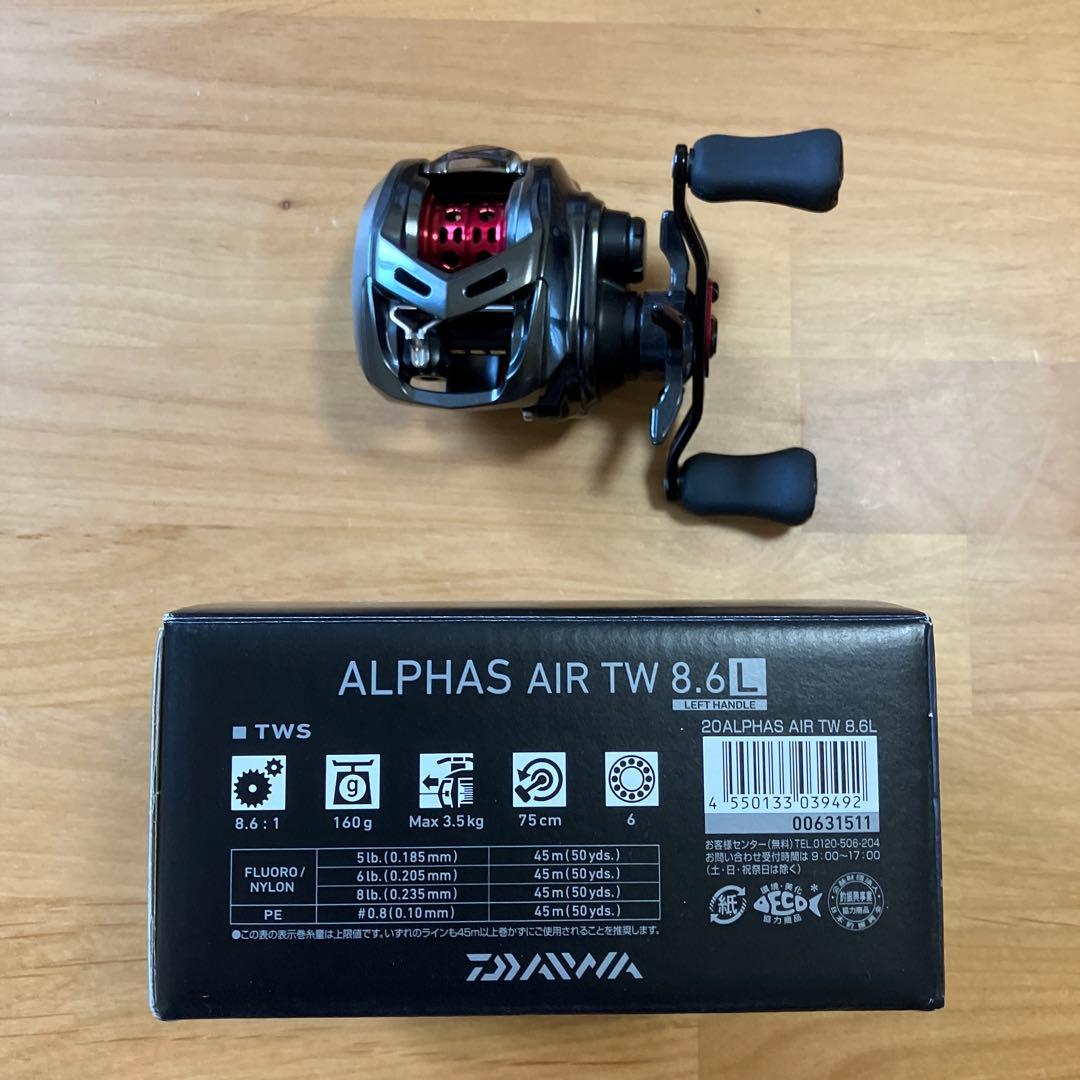 ダイワアルファス AIR TW 左ハンドルギア比8.6 ダイワアルファス AIR TW 左ハンドルギア比8.6