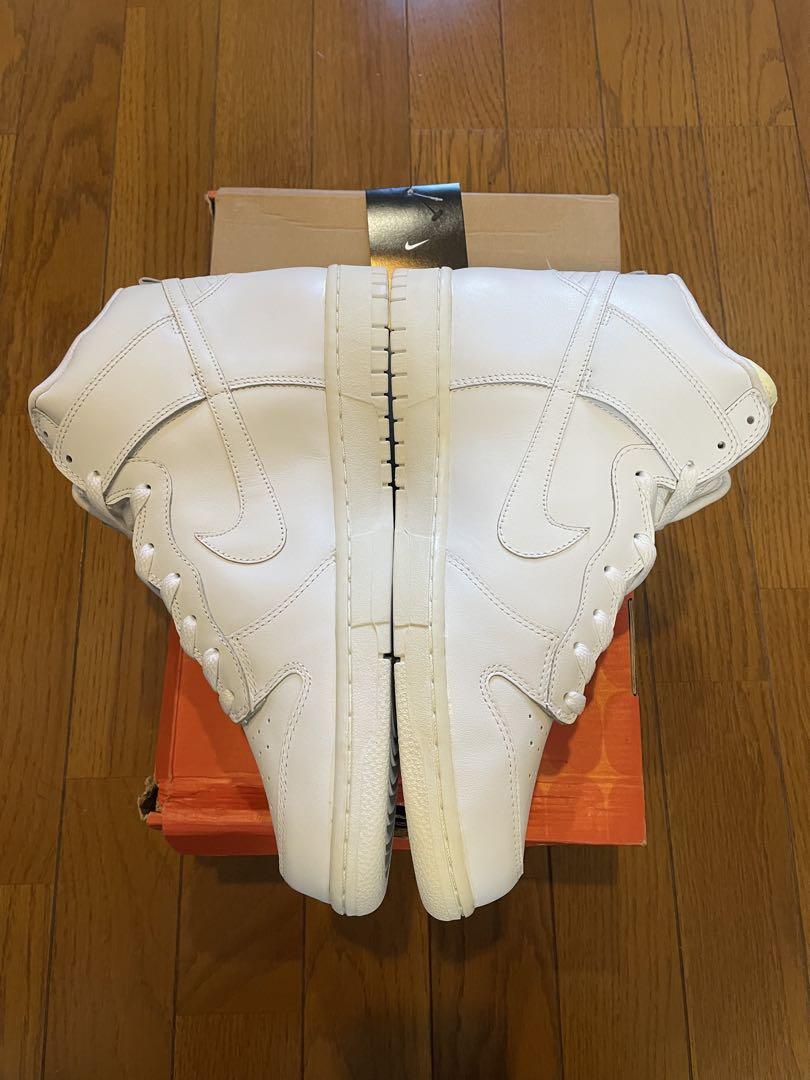 新品未使用品NIKE DUNK HIGH 白/白