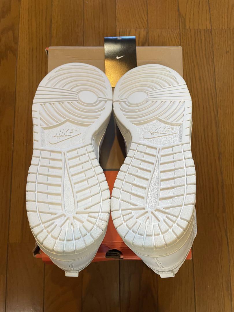 新品未使用品NIKE DUNK HIGH 白/白