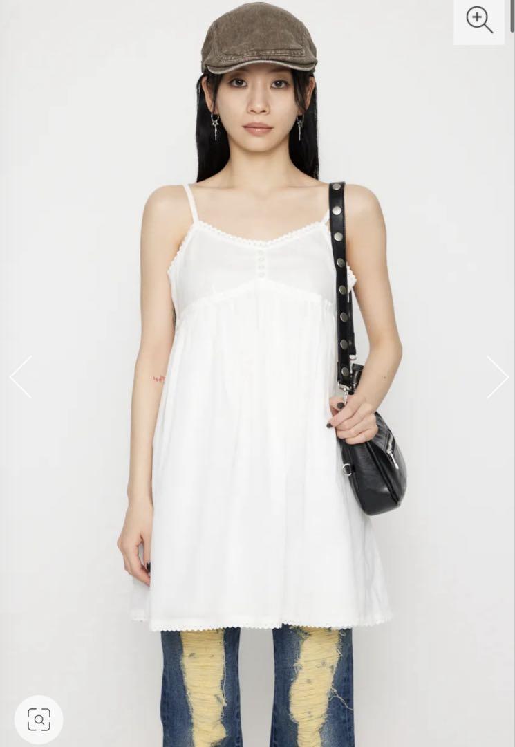 ラグアジェム COTTON LIKE RIBON ワンピース