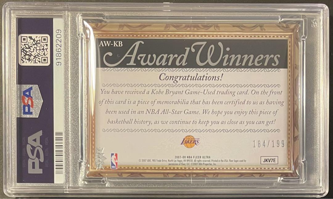 199枚限定 Kobe Ultra Award Winners JSY NBA 画像2