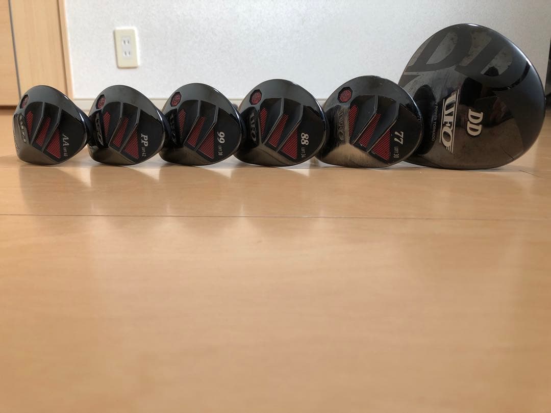 DD VITO クラブセット 6本 ブラック/レッド