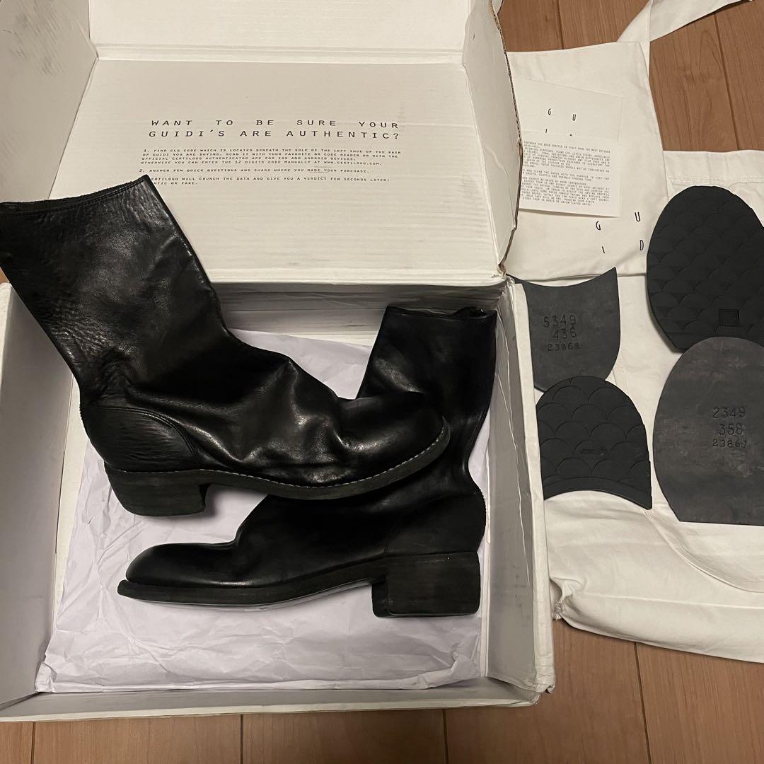 Guidi バッグジップブーツ