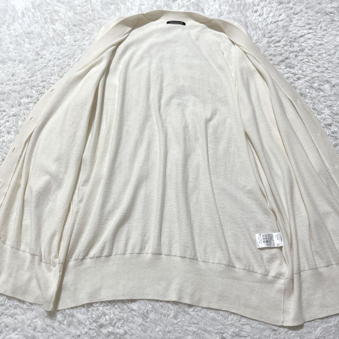 mizuiro ind (ミズイロインド) Vネックワイドロングカーディガン