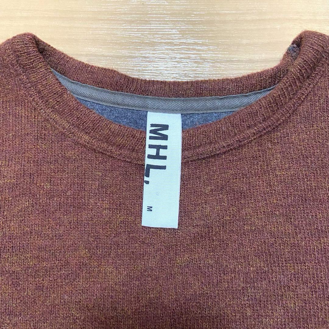 MHL. メンズ　Mサイズ　レンガ　セーター