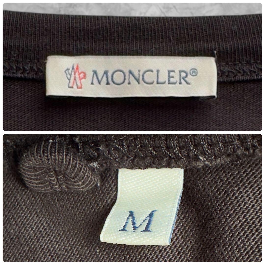 MONCLER モンクレール 長袖 カットソー ロゴ 星座 刺繍 ブラック M