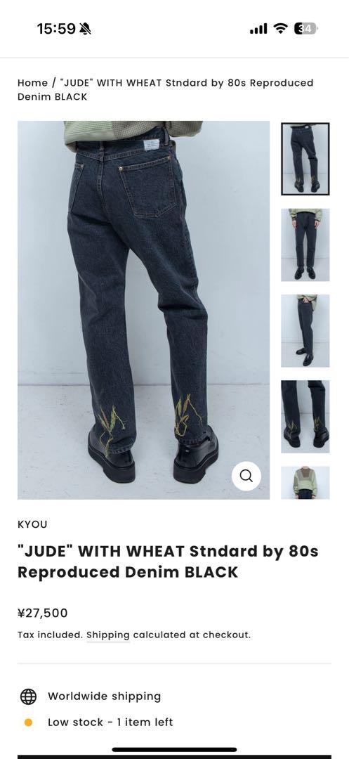 kyou Jude with Wheat Standard ブラックデニム
