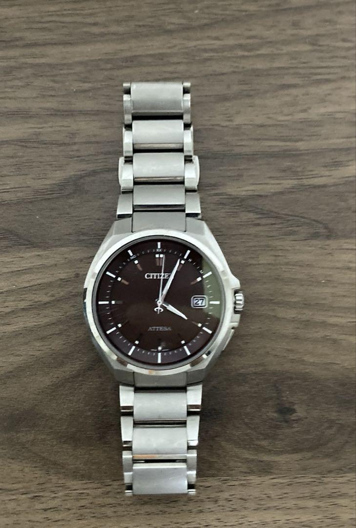 シチズン　アテッサ　 H110-T016308　メンズ時計 CITIZEN シチズン 電波時計 H110 T016308の買取実績 | 買取専門
