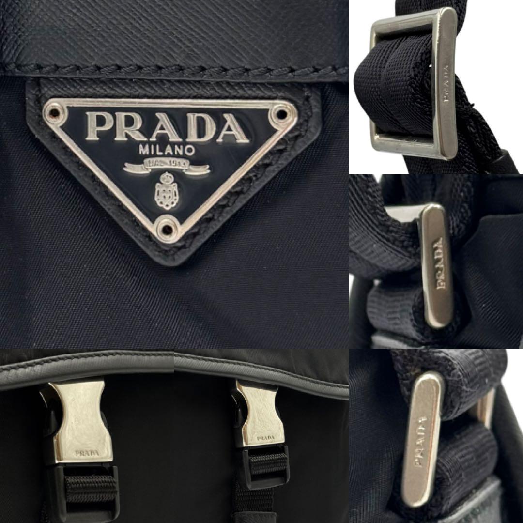 【美品】PRADA プラダ　ショルダーバッグ　メッセンジャーバッグ　斜めがけ