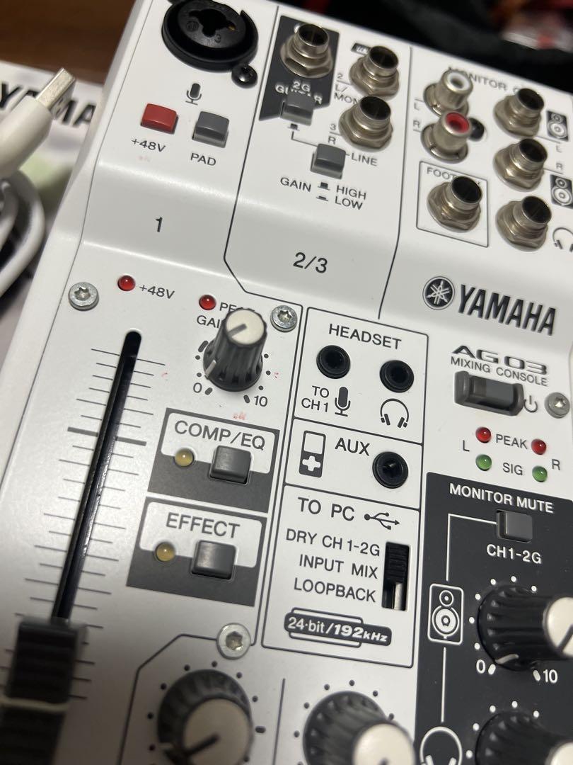 中古】Yamaha AG03 オーディオインターフェイス ＋オマケ
