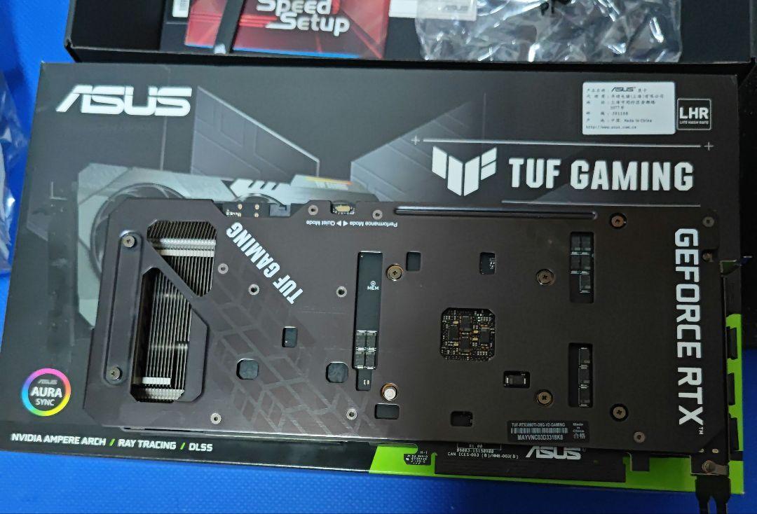 ASUS TUF GAMING 3060 Ti OC 8GB グラフィックボード