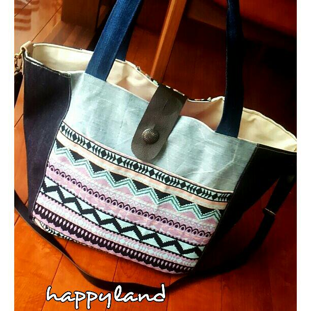 ☆*2wayオルテガデニムリメイクバッグ*マザーズバッグ | maksgroup.co.in