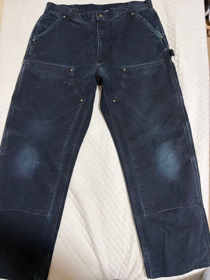 カーハート ダブルニー ブラック2XL 3L Carhartt