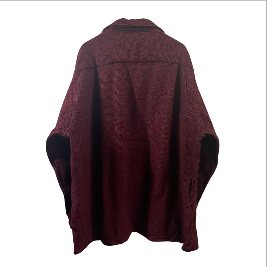 60s pendleton ボードシャツ　ウール　ヘリンボーン　L