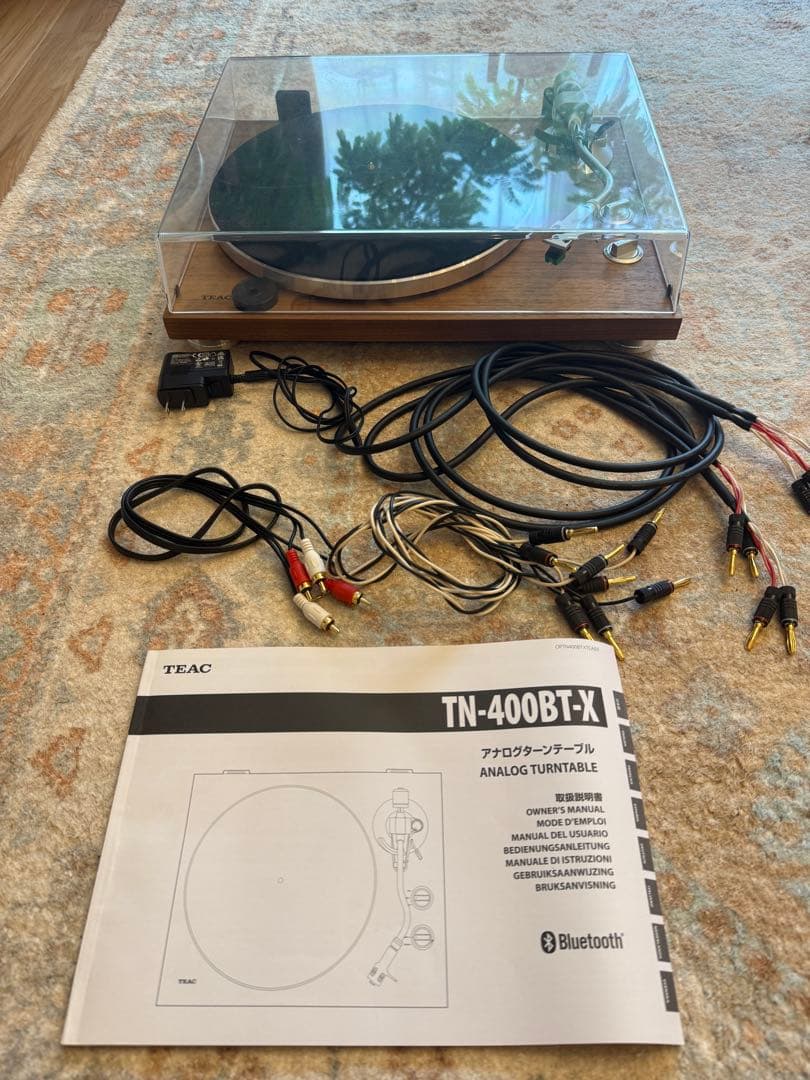 3ヶ月のみ使用　美品　品切れ商品　希少　TEAC レコードプレーヤー 本体