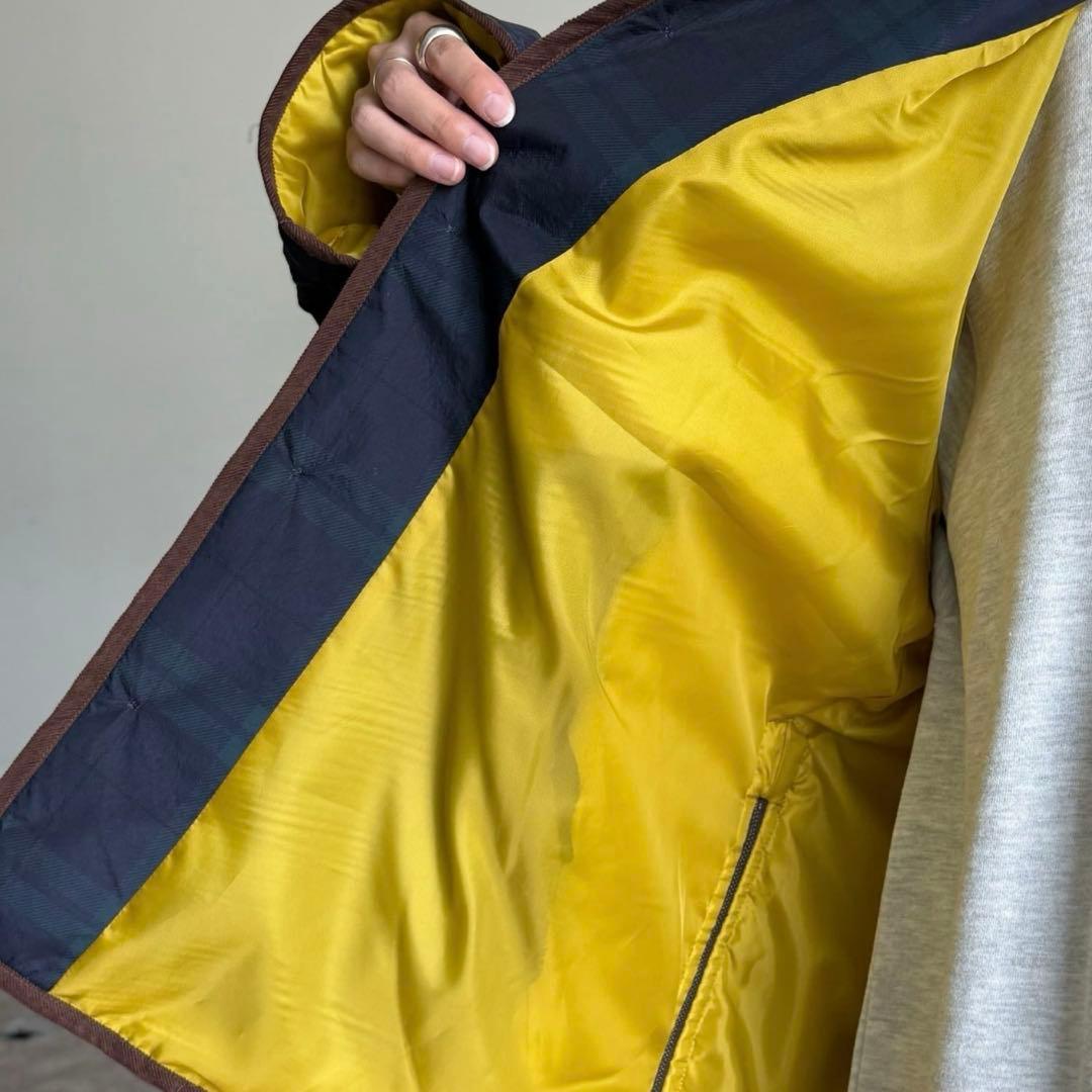 cpcm 襟コーデュロイキルティングブルゾン　Lサイズ