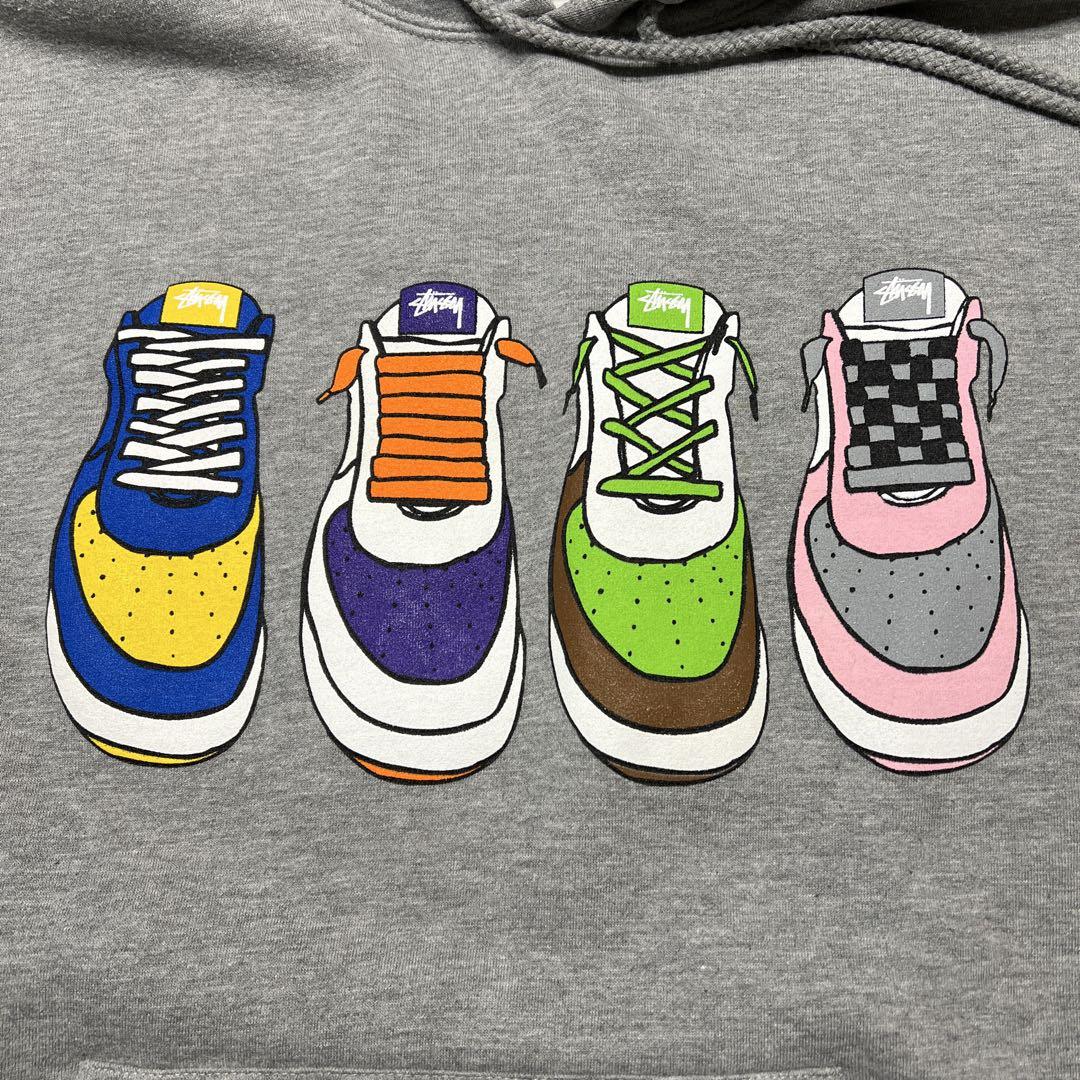 Stussy スニーカーイラスト パーカー