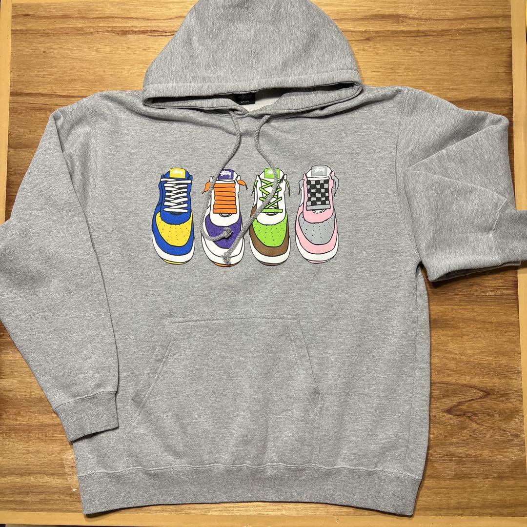 Stussy スニーカーイラスト パーカー