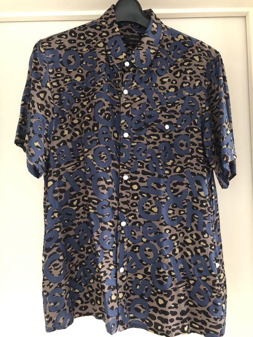 Vintage UNDERCOVER アンダーカバー 超希少アーカイブ豹柄シャツ 最終undercover アンダーカバー レオパード柄 半袖シャツ ヒョウ