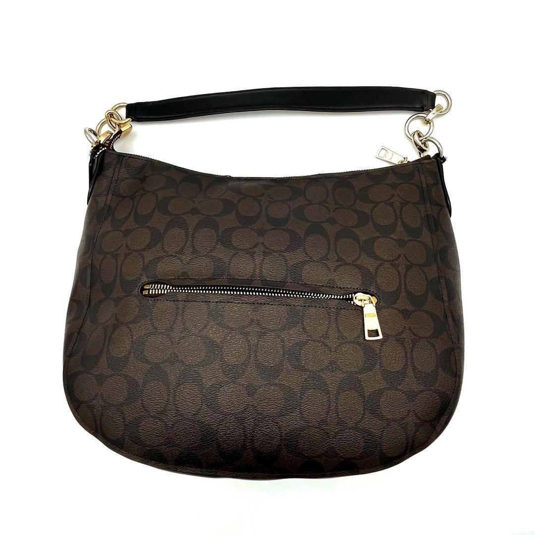 美品】コーチ COACH 2wayバッグ 39527 シグネチャー ブラウン