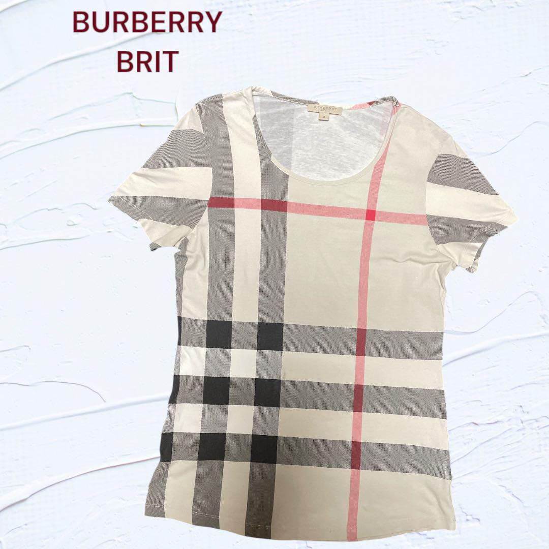 豊富な商品から BURBERRY BRIT メルカリ - M 半袖Tシャツ チェック柄 トップス