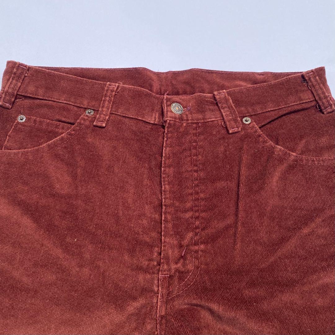80's levi's moving on ベロアパンツ　usa製 ヴィンテージ