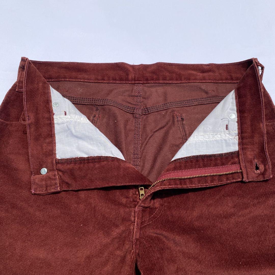 80's levi's moving on ベロアパンツ　usa製 ヴィンテージ