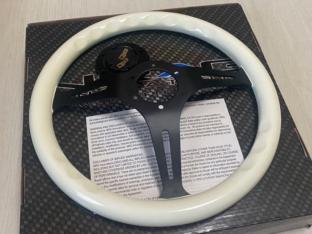 350mm NRG WOOD GRAIN ステアリング　WHEEL