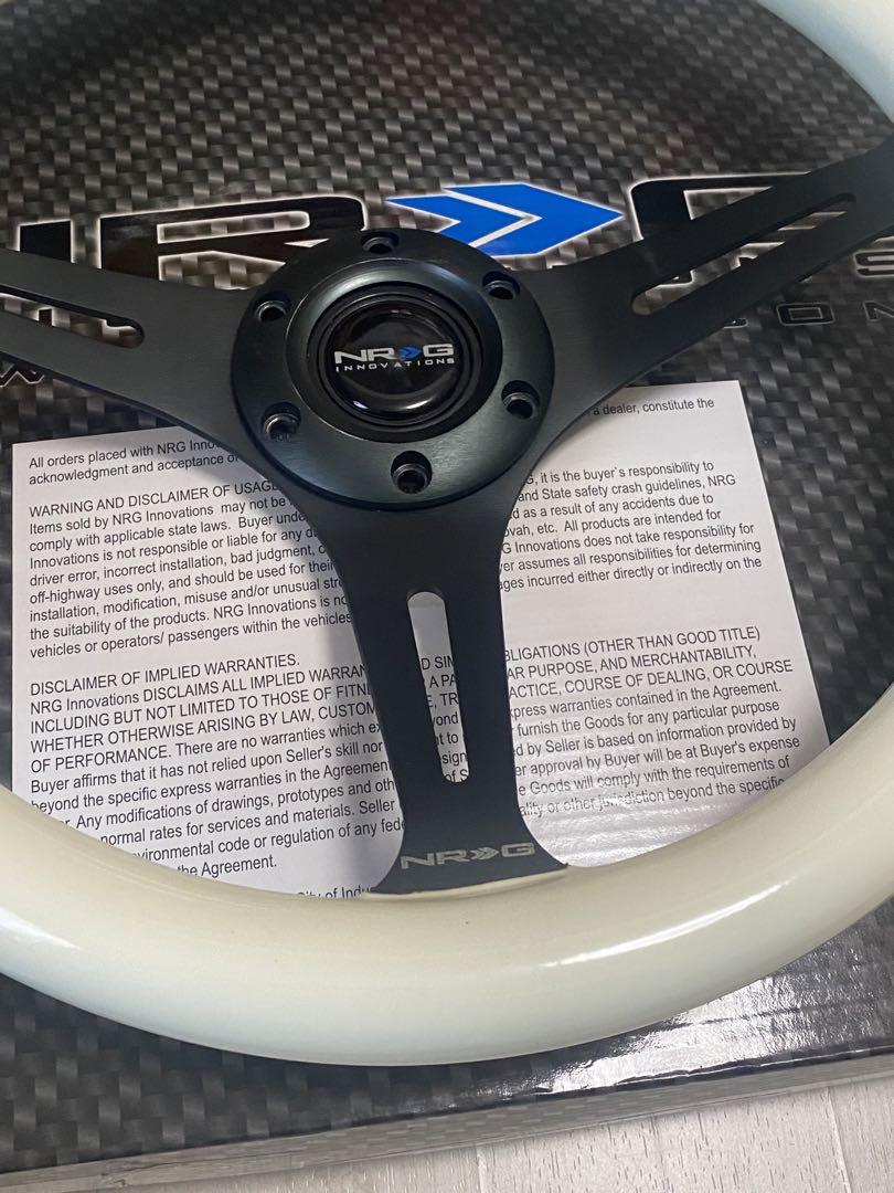 350mm NRG WOOD GRAIN ステアリング　WHEEL