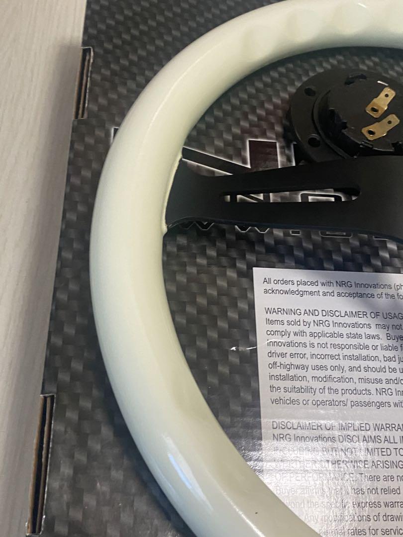 350mm NRG WOOD GRAIN ステアリング　WHEEL